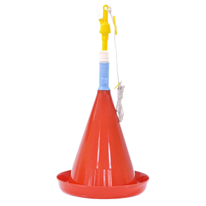 Колокольна поїлка для курей несучок батьківського стада бройлерів і підрощених індиків