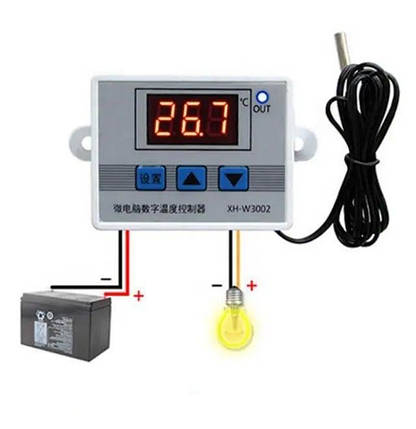 Цифровий Терморегулятор XH-W3002 12В (-50...+110), фото 2
