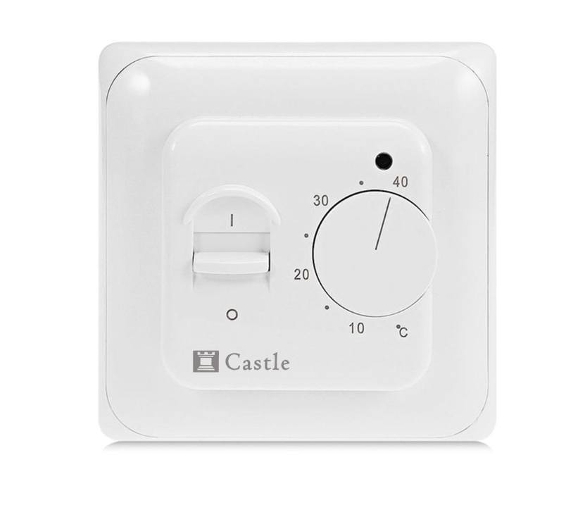 Терморегулятор механічний Castle M 5.16 для теплої підлоги (Білий)