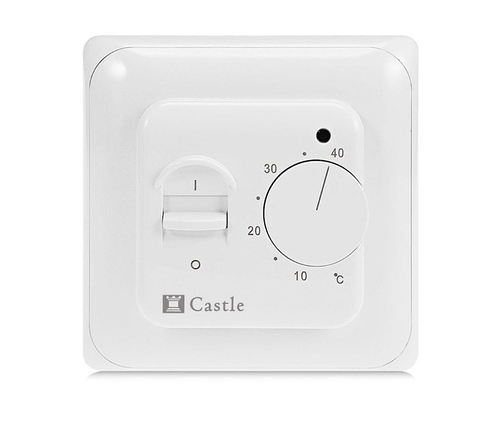 Терморегулятор механічний Castle M 5.16 для теплої підлоги (Білий), фото 1