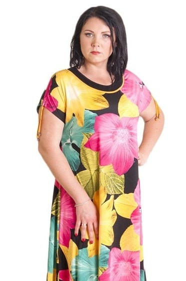 Яркое платье большого размера купить в интернет магазине