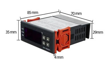 Терморегулятор термостат STC-1000, AC110-220V, фото 4