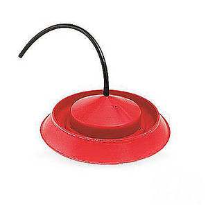 Автоматична поїлка для курчат з клапанним механізмом який регулює рівень води