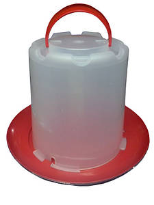 Вакуумна поїлка 8 л для птахів (курей, курчат, перепелів, індиків, бройлерів, качок, гусей).