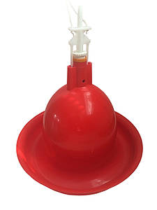 Підвісна поїлка для всіх видів птахів (курей, курчат, перепелів, індиків, бройлерів, качок, гусей).