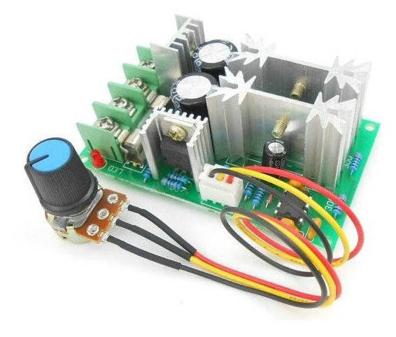 ШИМ регулятор оборотов двигателя постоянного тока PWM DC 10-60V 20А ...