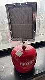 Газовий обігрівач керамічний у комплекті з газовим балоном 5 л, фото 6