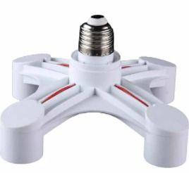 Перехідник з патрона Е27 на 4 патрона Е27