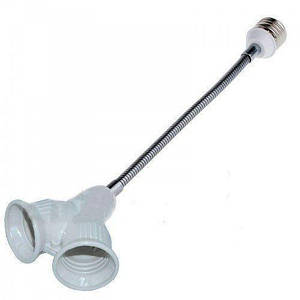 Подовжувач патрона 2*Е27 (довжина 20см)