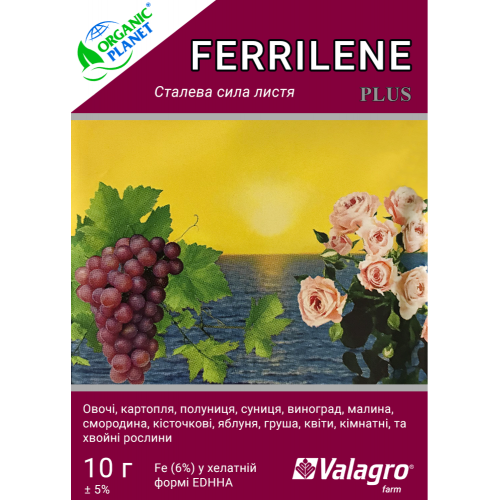 Ferrilene (Феррілен), Хелат заліза, 10 г, Valagro