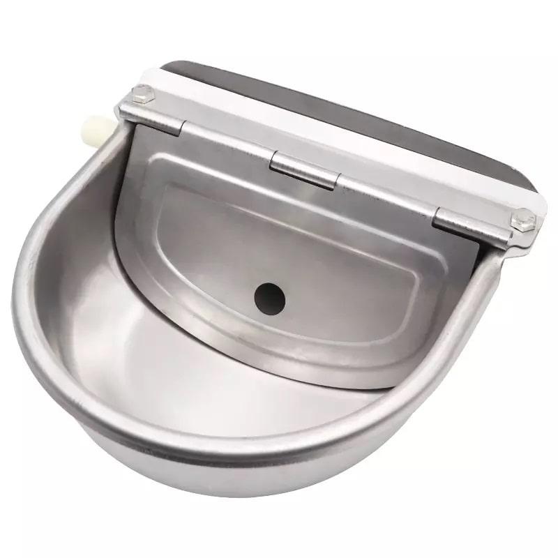 Автоматична поїлка з нержавіючої сталі для кіз, овець і ВРХ - пластиковий клапан