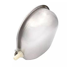 Автоматична поїлка з нержавіючої сталі для кіз, овець і ВРХ - пластиковий клапан, фото 5