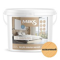 Акриловый глянцевый интерьерный лак MIKS Color - 0.75л