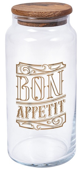 Банка скло "Herevin Bon Appetit" 0,89л з кришкою №232005-147(24)