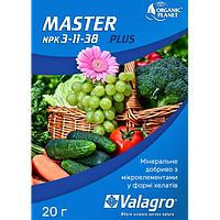 Master (Мастер), Минеральное удобрение, 20 г, NPK 3-11-38, Valagro