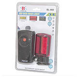 Ліхтарик велосипедний зі стопою X-Balog BL-908 COB Червоний, фото 3