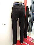 Джинси жіночі МОМ стрейч вільного крою щільні 25 чорні, фото 6
