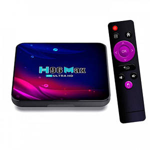 Смарт ТВ приставка H96 MAX V11 4/32 Гб Android 11 Smart TV Box Андроїд ТВ бокс