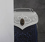 Шкіряний рюкзак ручної роботи, сумка-рюкзак з авторським тисненням, фото 8