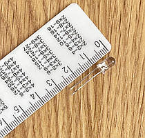 Світлодіод швидкого монтажу прозорий білий 3 вт