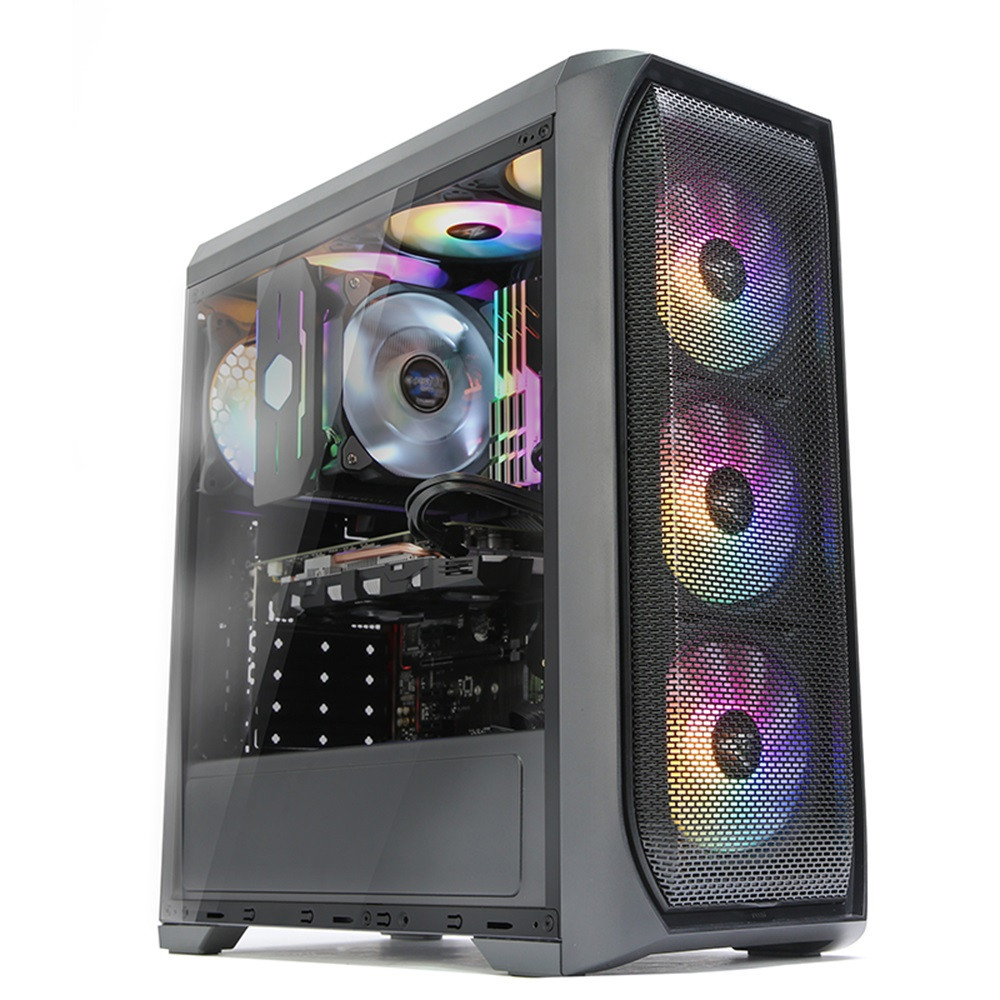 Zalman Корпус N5 MF, без БЖ, 1xUSB3.0, 2xUSB2.0, 4x120mm RGB fans, Acrylic Side Panel, ATX, чорний