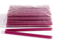 Термоклей для пістолета, кольоровий з гліттером, рожевий, 1,1мм*30см 1кг