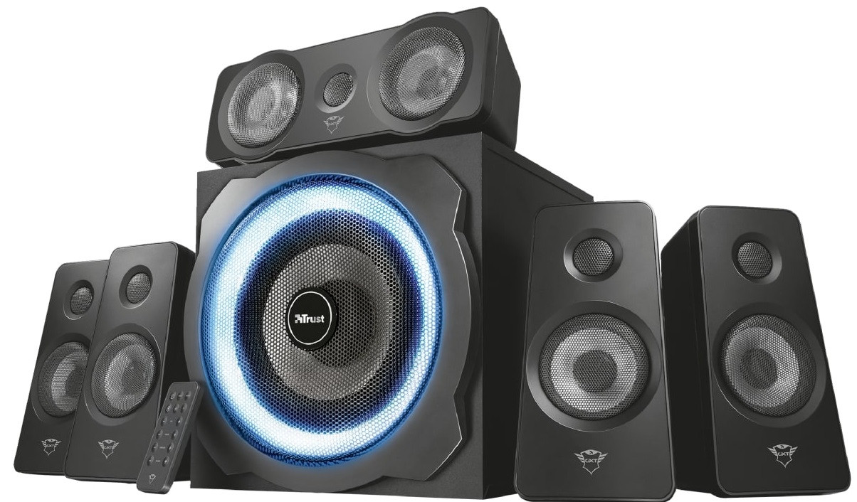 Trust Акустична система (Колонки) 5.1 GXT 658 Tytan Surround Speaker System Black