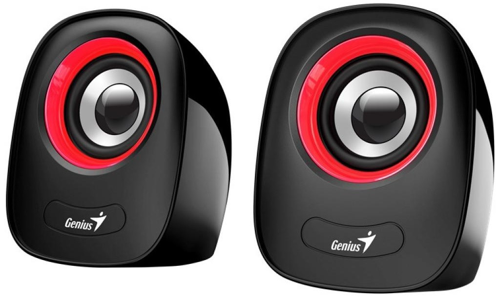 Genius Колонки 2.0 SP-Q160 USB RED