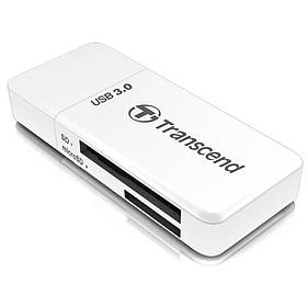 Transcend Кардрідер USB 3.1 Gen 1 microSD/SD White