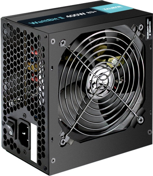 Zalman Блок живлення Wattbit II (600W), 83%, 120mm, 1xMB 24pin(20+4), 1xCPU 8pin(4+4), 3xMolex, 4xSATA, 2xPCIe