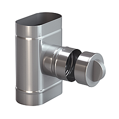 Ревізія овальна 120х230 мм 0,5 мм Aisi 304 Stalar (70470)