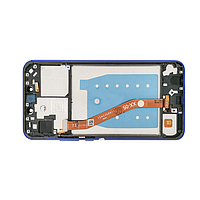 Дисплей Huawei P Smart Plus модуль в сборе с тачскрином, с рамкой HC, синий