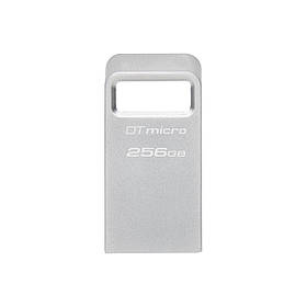 Kingston Накопичувач 256GB USB 3.2 Gen1 DT Micro R200MB/s Metal