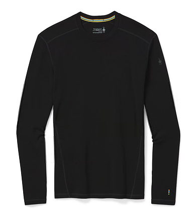 Термокофта чоловіча Smartwool Men's Merino 250 Baselayer Crew Boxed, Black, XL (52), фото 1
