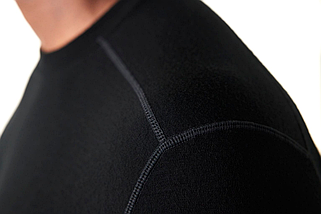 Термокофта чоловіча Smartwool Men's Merino 250 Baselayer Crew Boxed, Black, XL (52), фото 2