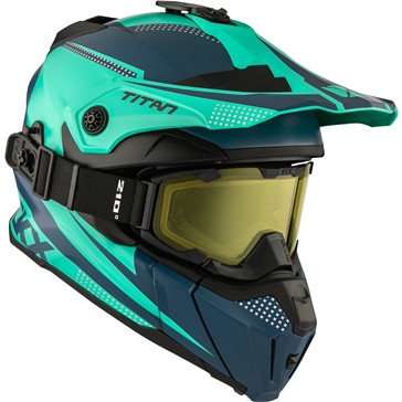ШОЛОМ CKX TITAN D.BLUE/GREEN