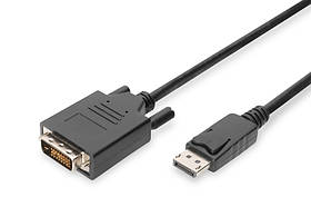 Digitus Кабель DisplayPort-DVI-D (AM/AM) 2m, black