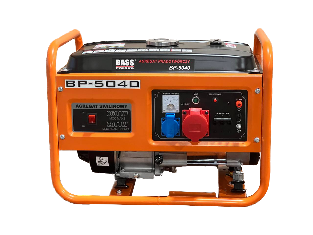 Генератор бензиновий трифазний Bass Polska BP-5040 3.5 кВт 220V/380V