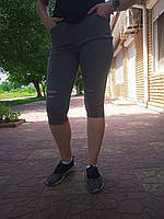 Женские джинсовые бриджи,4 кармана"Ласточка" Art: 4016-2 M((42-44)Графит