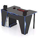 Ігровий комп'ютерний стіл Геймерський 120 см Комп'ютерний стіл малогабаритний GT15 Ігрові крісла столи, фото 2