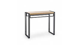 Консоль Bolivar kn1 90x35 чорний/дуб золотий Halmar