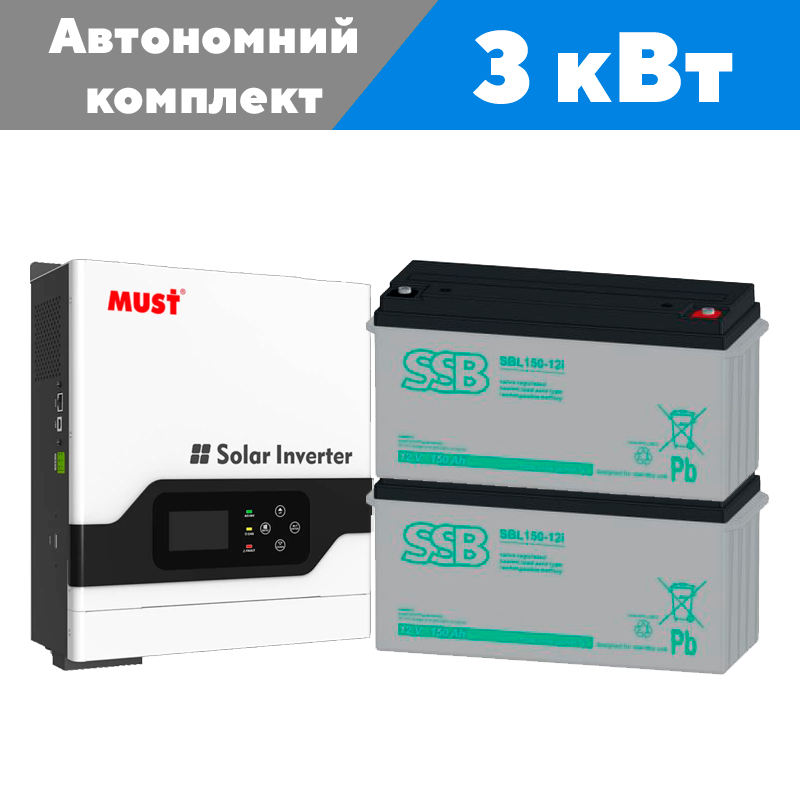 Комплект електростанції Light на 3 кВт