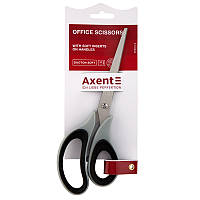 Ножницы 21 см Axent Duoton Soft, серо-черные 6102-01-A