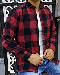 Тепла чоловіча сорочка