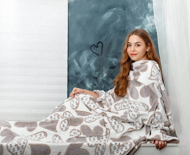Пледы с рукавами Sleepy оригинальный подарок на праздники плед с ...