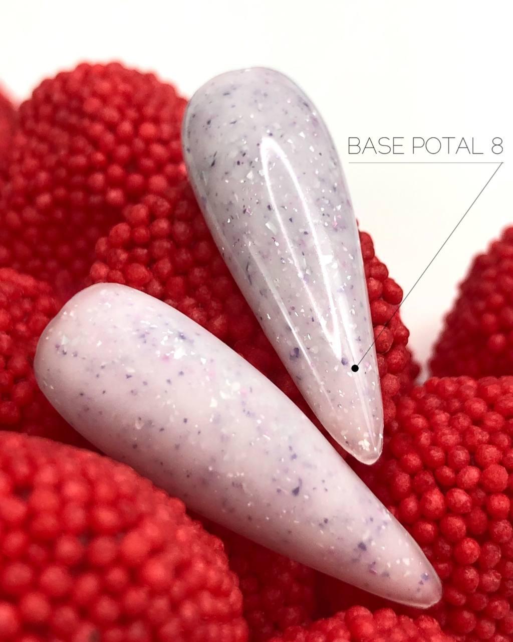 База камуфлювальна з пластівцями поталі Crooz Potal Base No8, 8 мл