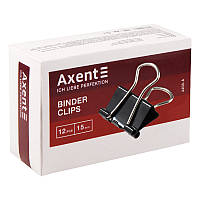 Биндеры Axent 15 мм 12 шт черные 4408-A