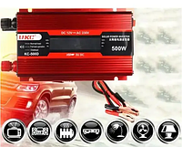 Перетворювач, напруги 500 W з екраном з 12 V на 220 В AC/DC KC-500D, Інвертор автомобільний, Power Inverter