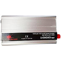 Инвертор 1000W Himastar Solar Power 016 с 12V на 220V (1розетка,1USB) Silver | Инвертор 1000W 12V 220V