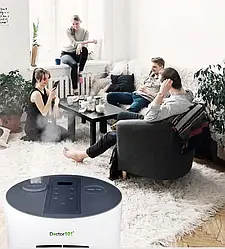 Потужний очищувач повітря 4-в-1 "Darwin-101", зволожувач повітря, ультрафіолетова уф лампа з ДУ. 6-ст. система очищення